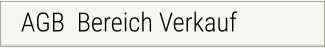 AGB  Bereich Verkauf